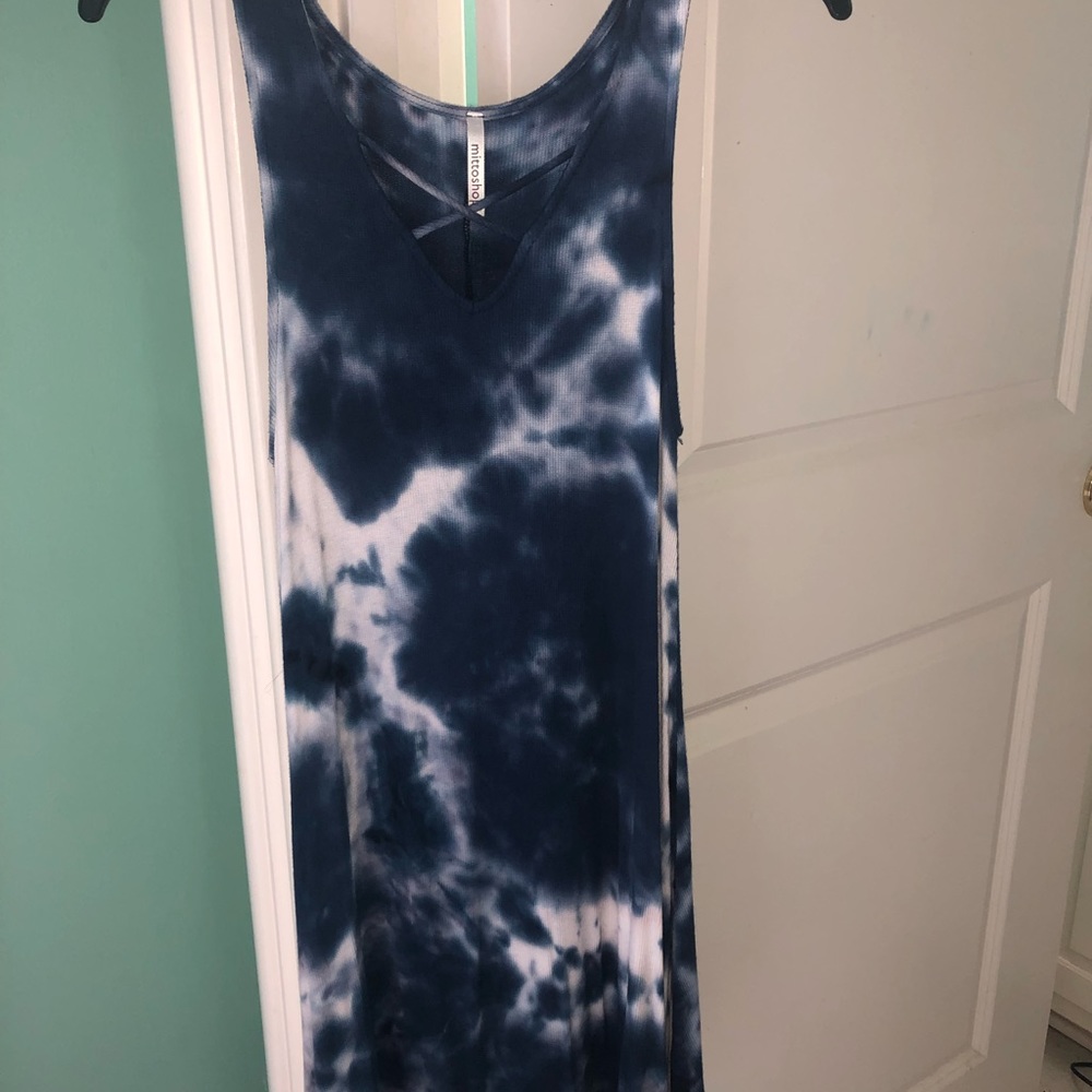 TIE-DYE MINI DRESS